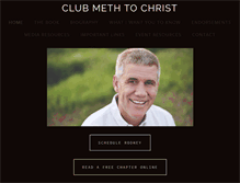 Tablet Screenshot of clubmethtochrist.com